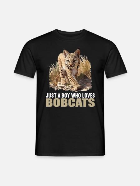 Bobcats Rotluchse Rotluchs Luchs - Männer T-Shirt - Schwarz