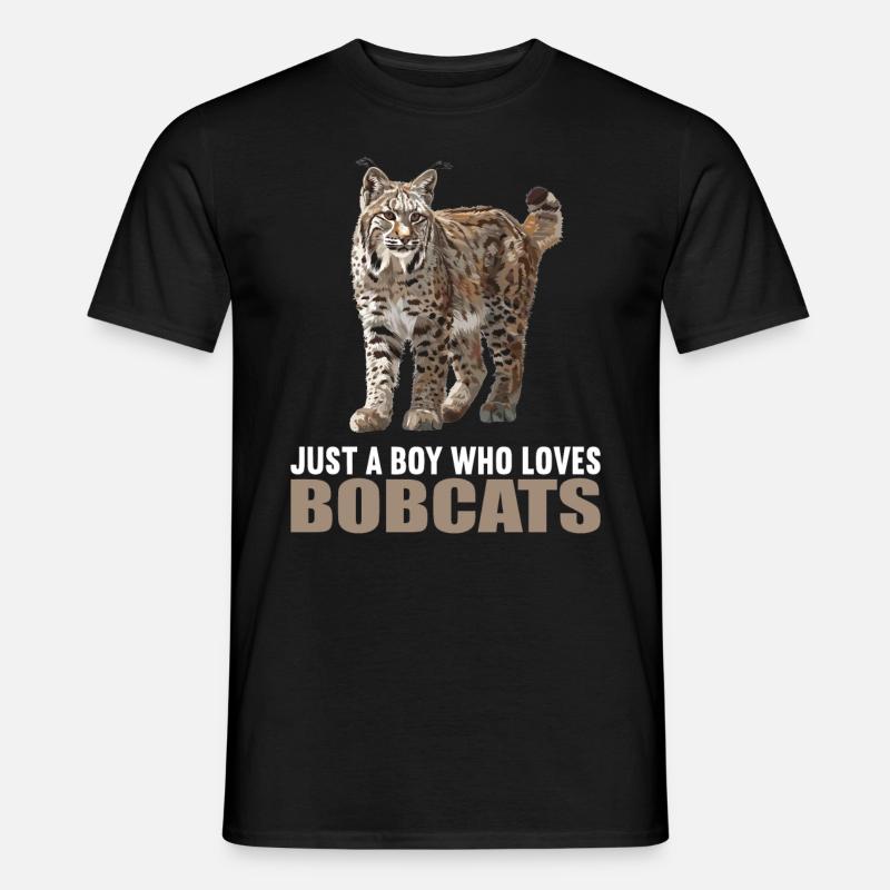 Bobcats Rotluchse Rotluchs Luchs - Männer T-Shirt - Schwarz