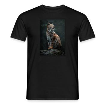 Bobcats Rotluchse Rotluchs Luchs - Männer T-Shirt - Schwarz - Vorne - AI Model Male 178 light (178cm)
