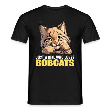 Bobcats Rotluchse Rotluchs Luchs - Männer T-Shirt - Schwarz - Vorne - AI Model Male 178 light (178cm)