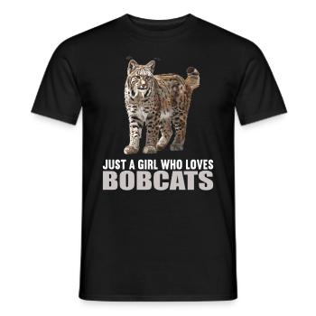 Bobcats Rotluchse Rotluchs Luchs - Männer T-Shirt - Schwarz - Vorne - AI Model Male 178 light (178cm)