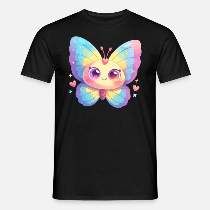 papillon papillons papillon papillon - T-shirt homme - noir