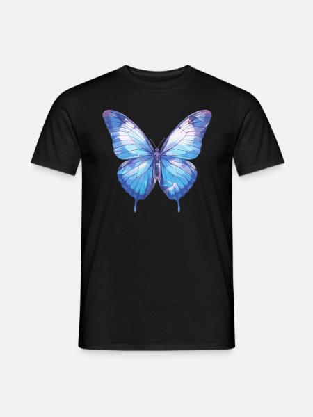 Butterfly Schmetterlinge Schmetterling - Mænd T-shirt - sort
