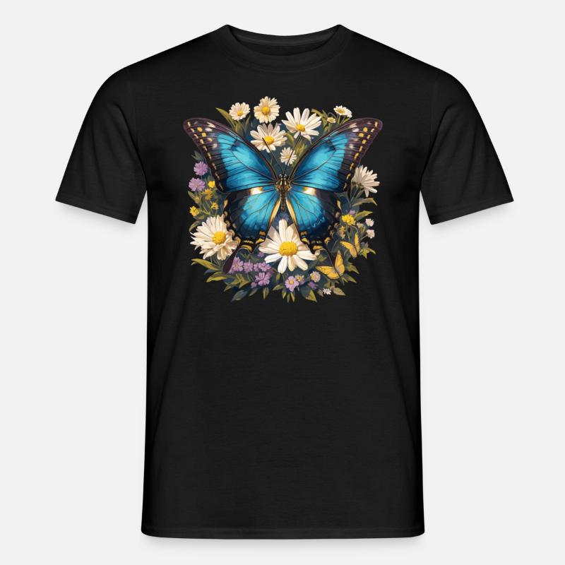 papillon papillons papillon papillon - T-shirt homme - noir