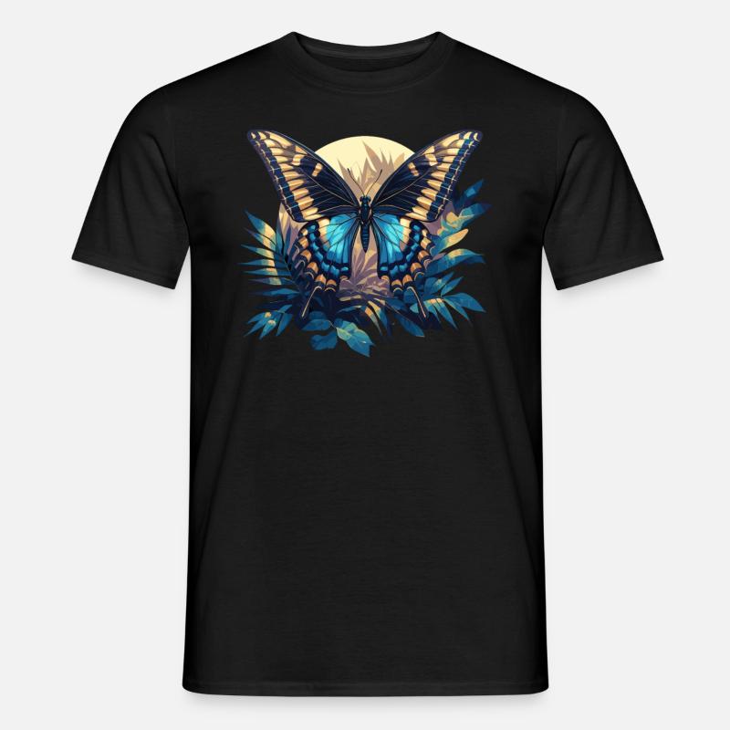 papillon papillons papillon papillon - T-shirt homme - noir