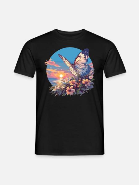 papillon papillons papillon papillon - T-shirt homme - noir
