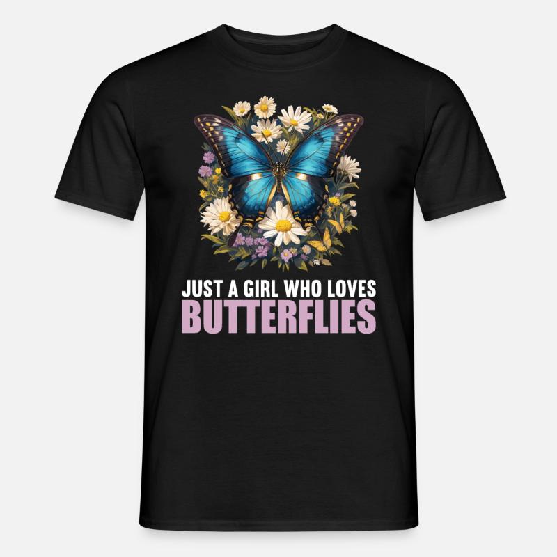 papillon papillons papillon papillon - T-shirt homme - noir