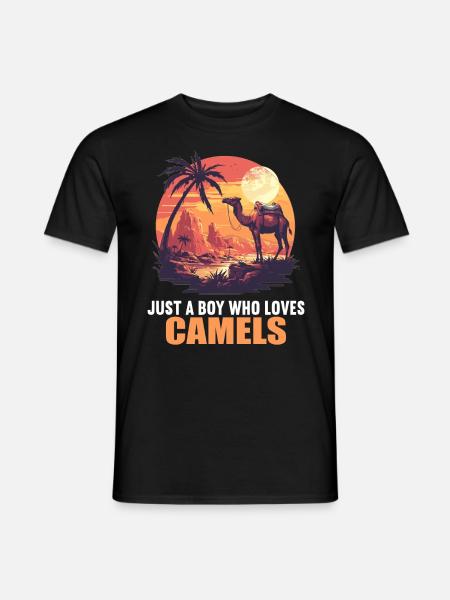 Camel Kamele Kamel - Men's T-Shirt - black