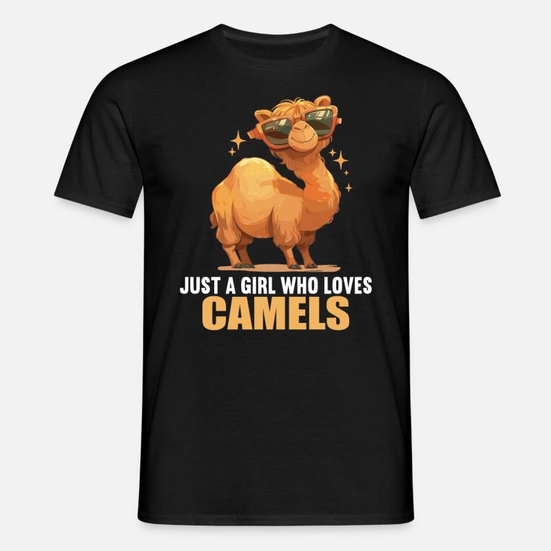 Camel Kamele Kamel - Männer T-Shirt - Schwarz