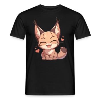 Caracal Karakale Karakal - Men's T-Shirt - black - Front - AI Model Male 178 light (178cm)