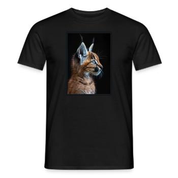 Caracal Karakale Karakal - Men's T-Shirt - black - Front - AI Model Male 178 light (178cm)
