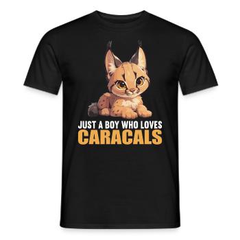 Caracal Karakale Karakal - Men's T-Shirt - black - Front - AI Model Male 178 light (178cm)