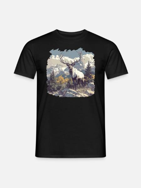 Caribou Karibus Karibu - Men's T-Shirt - black