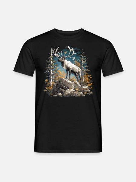 Caribou Karibus Karibu - Men's T-Shirt - black