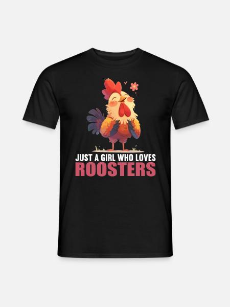 Rooster Roosters Rooster - Men's T-Shirt - black
