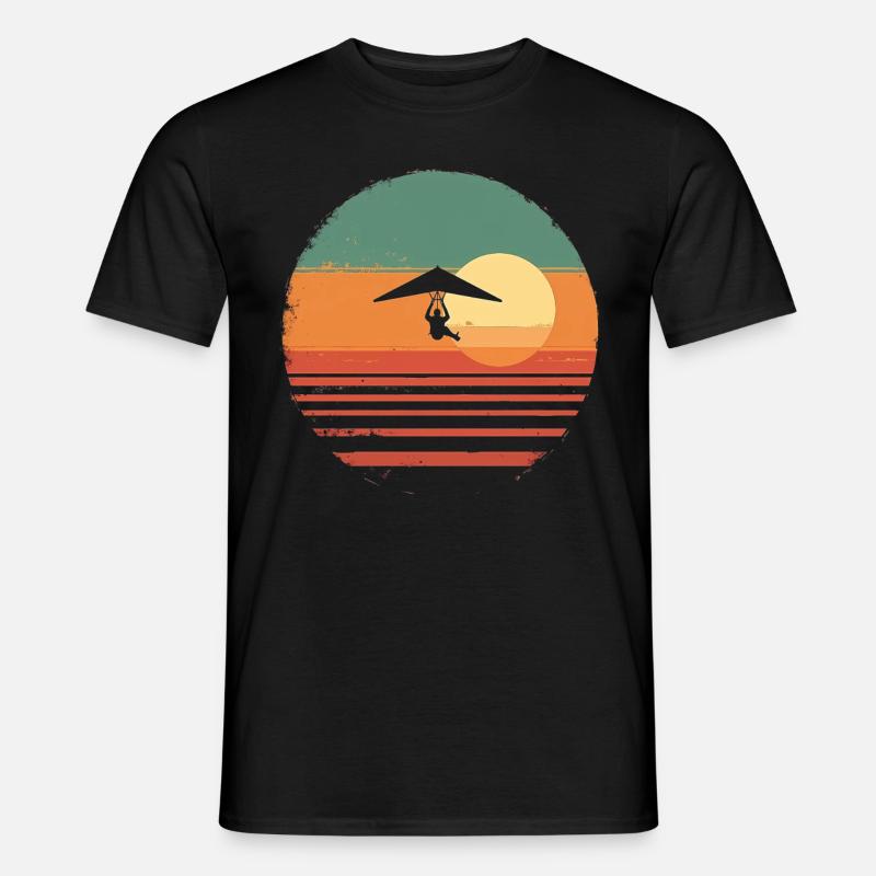 Oldtimer-Hängegleiter - Männer T-Shirt - Schwarz