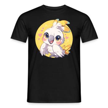 Cockatoo Cockatoos Cockatoo - Men's T-Shirt - black - Front - AI Model Male 178 light (178cm)