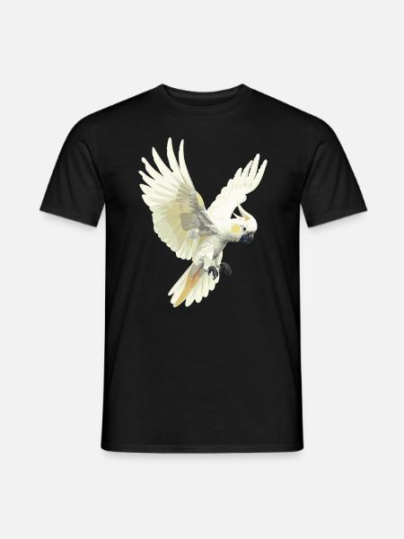 Cockatoo Kakadus Kakadu - Männer T-Shirt - Schwarz