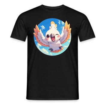 Cockatoo Cockatoos Cockatoo - Men's T-Shirt - black - Front - AI Model Male 178 light (178cm)