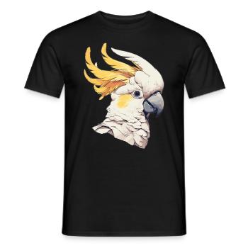 Cockatoo Cockatoos Cockatoo - Men's T-Shirt - black - Front - AI Model Male 178 light (178cm)