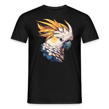 Cockatoo Cockatoos Cockatoo - Men's T-Shirt - black - Front - AI Model Male 178 light (178cm)