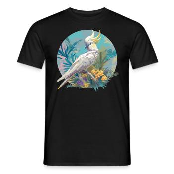 Cockatoo Cockatoos Cockatoo - Men's T-Shirt - black - Front - AI Model Male 178 light (178cm)