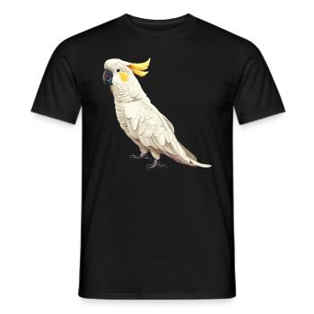 Cockatoo Cockatoos Cockatoo - Men's T-Shirt - black - Front - AI Model Male 178 light (178cm)