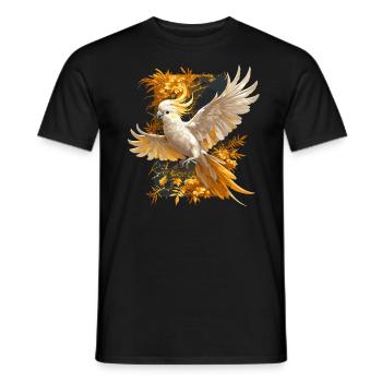 Cockatoo Cockatoos Cockatoo - Men's T-Shirt - black - Front - AI Model Male 178 light (178cm)