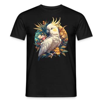 Cockatoo Cockatoos Cockatoo - Men's T-Shirt - black - Front - AI Model Male 178 light (178cm)