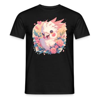 Cockatoo Cockatoos Cockatoo - Men's T-Shirt - black - Front - AI Model Male 178 light (178cm)