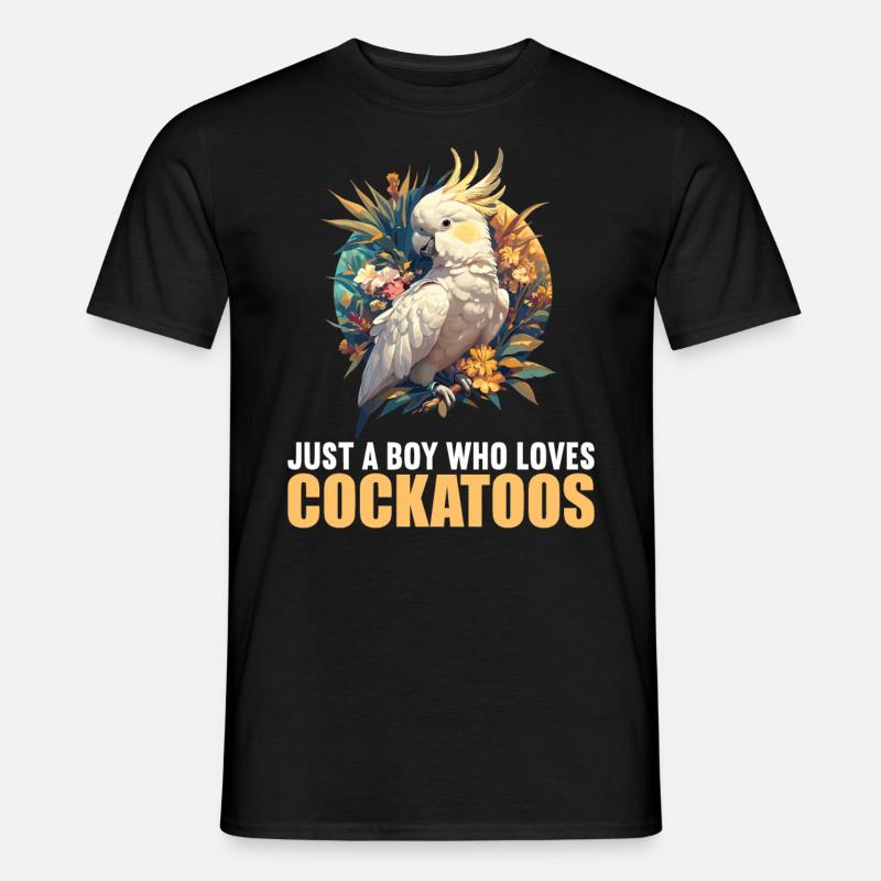 Cacatoès Cacatoès Cacatoès - T-shirt homme - noir
