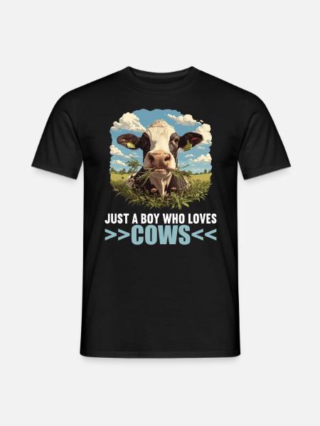 Cows Cow - Men's T-Shirt - black