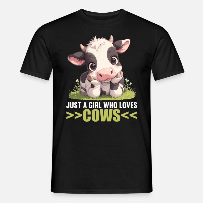 Kühe Kuh - Männer T-Shirt - Schwarz