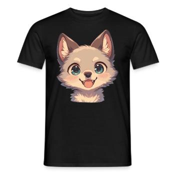 Coyotes Coyote - T-shirt homme - noir - Devant - AI Model Male 178 light (178cm)
