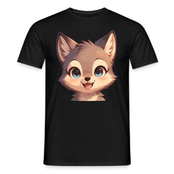 Coyotes Coyote - T-shirt homme - noir - Devant - AI Model Male 178 light (178cm)