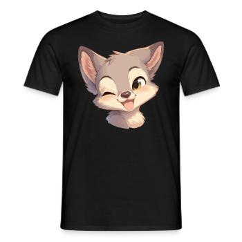 Coyotes Coyote - T-shirt homme - noir - Devant - AI Model Male 178 light (178cm)