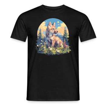 Coyotes Coyote - T-shirt homme - noir - Devant - AI Model Male 178 light (178cm)