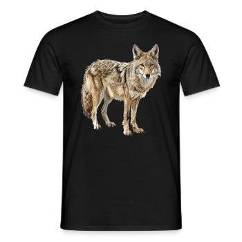 Coyotes Coyote - T-shirt homme - noir - Devant - AI Model Male 178 light (178cm)