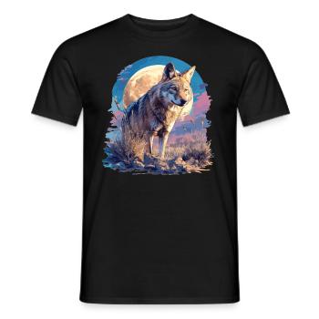 Coyotes Coyote - T-shirt homme - noir - Devant - AI Model Male 178 light (178cm)
