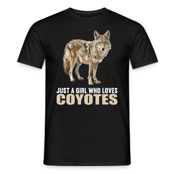 Coyotes Coyote - T-shirt homme - noir - Devant - AI Model Male 178 light (178cm)