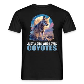 Coyotes Coyote - T-shirt homme - noir - Devant - AI Model Male 178 light (178cm)