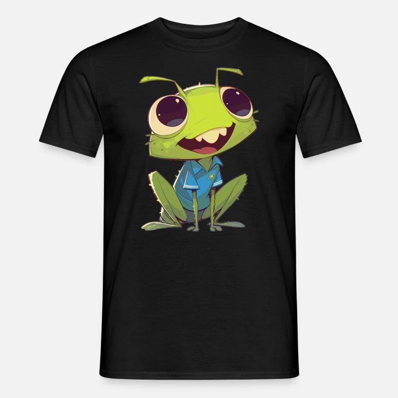 Grillen Grille - Männer T-Shirt - Schwarz
