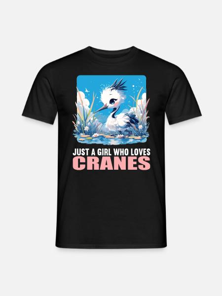 Cranes Crane - Men's T-Shirt - black