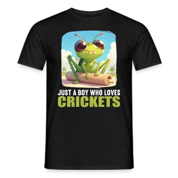 Grillen Grille - Männer T-Shirt - Schwarz - Vorne - AI Model Male 178 light (178cm)