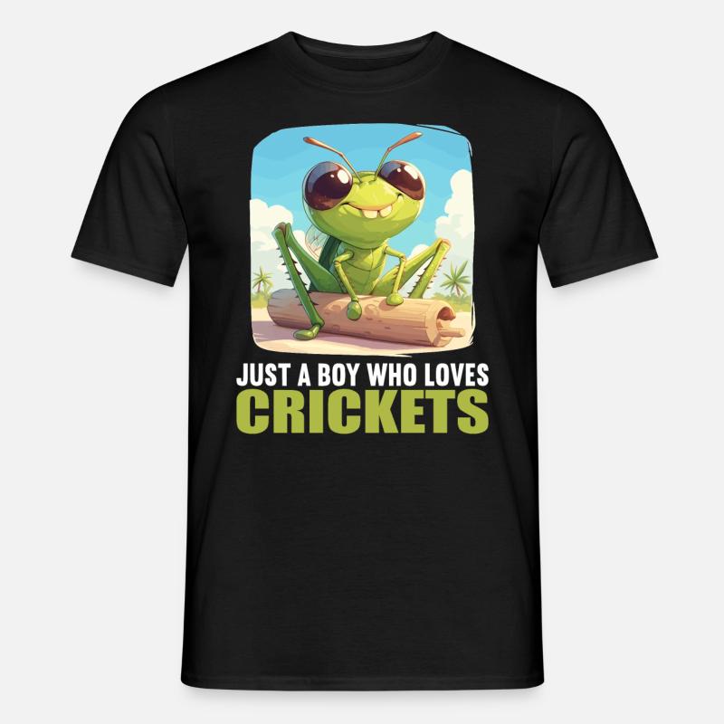 Grillen Grille - Männer T-Shirt - Schwarz