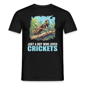 Grillen Grille - Männer T-Shirt - Schwarz - Vorne - AI Model Male 178 light (178cm)