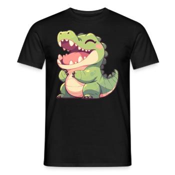 Crocodiles Crocodile - T-shirt homme - noir - Devant - AI Model Male 178 light (178cm)