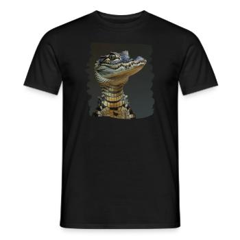 Crocodiles Crocodile - T-shirt homme - noir - Devant - AI Model Male 178 light (178cm)