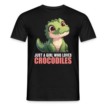 Crocodiles Crocodile - T-shirt homme - noir - Devant - AI Model Male 178 light (178cm)