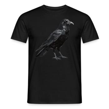 Crows Crow - Men's T-Shirt - black - Front - AI Model Male 178 light (178cm)